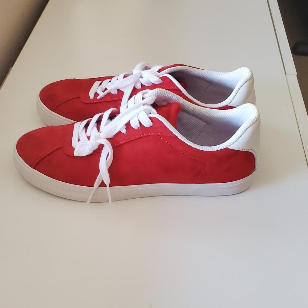H&M Red "suede" Sneakers - Picture 4 of 7